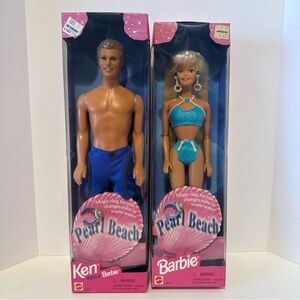 Barbie Pearl Beach Set with Blue Outfits